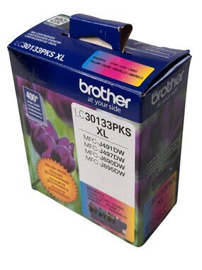 NEW Brother Genuine LC30133PKS XL High-Yield Ink 3-Pack Color C/M/Y